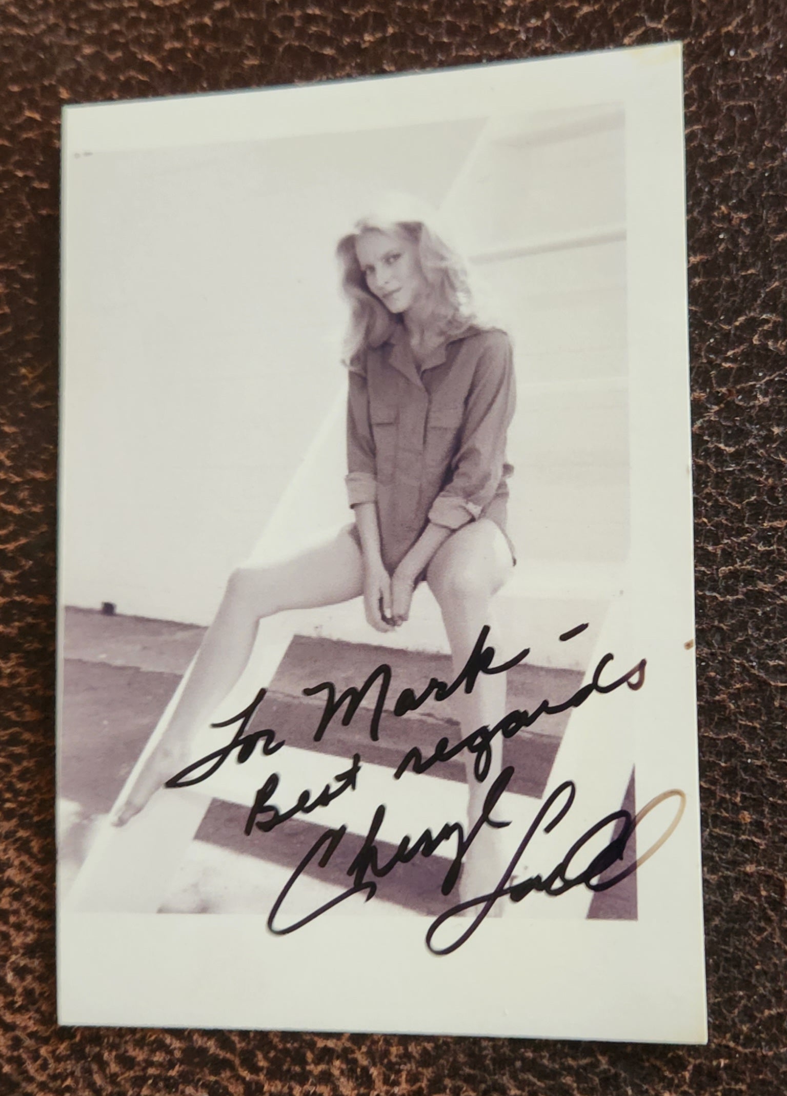 ACTRESS CHERYL LADD HAND SIGNED 3.5X5 PHOTO