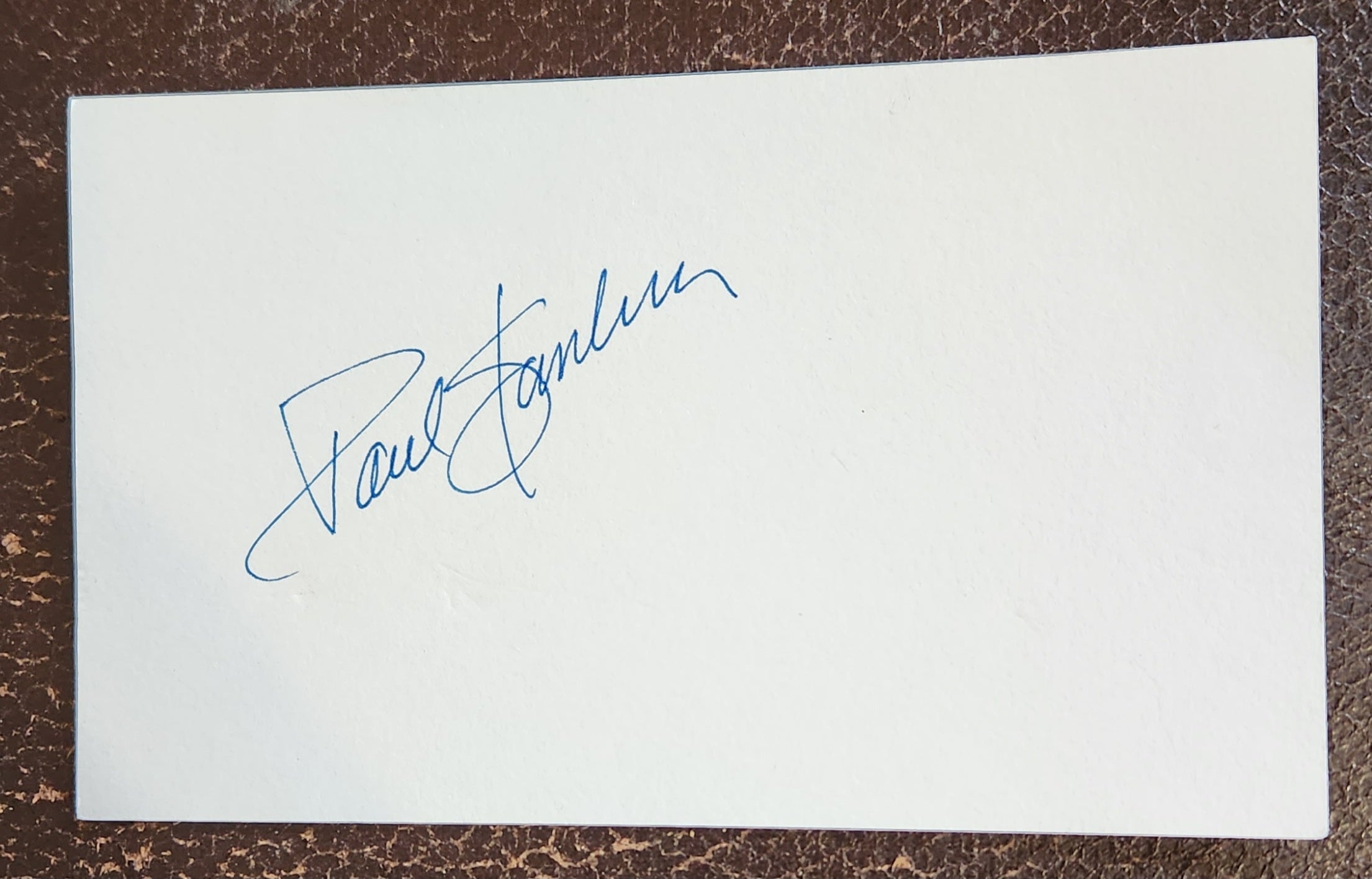 JEFFERSON AIRPLANE CO-FOUNDER PAUL KANTNER HAND SIGNED CARD D.2016