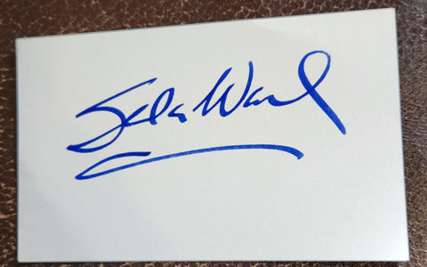 LOVELY ACTRESS SELA WARD HAND SIGNED CARD