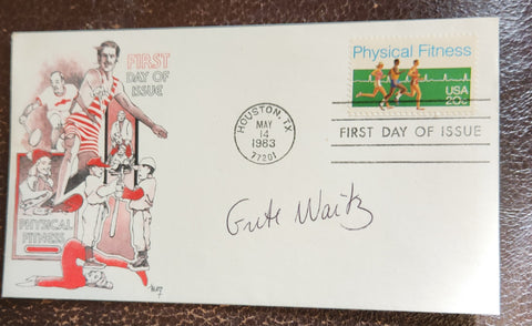 LEGENDARY NORWEGIAN MARATHON RUNNER GRETA WAITZ HAND SIGNED FDC FIRST DAY COVER D.2011