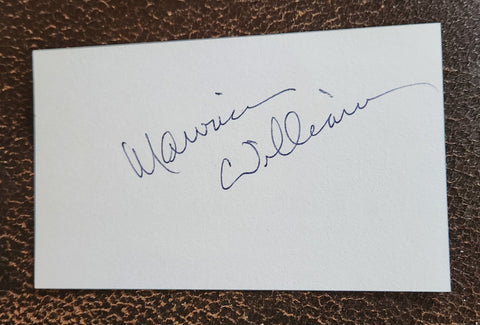 MAURICE WILLIAMS ( AND THE ZODIACS) HAND SIGNED CARD