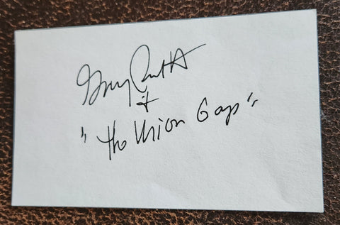 SINGER GARY PUCKETT (AND THE UNION GAP) HAND SIGNED CARD