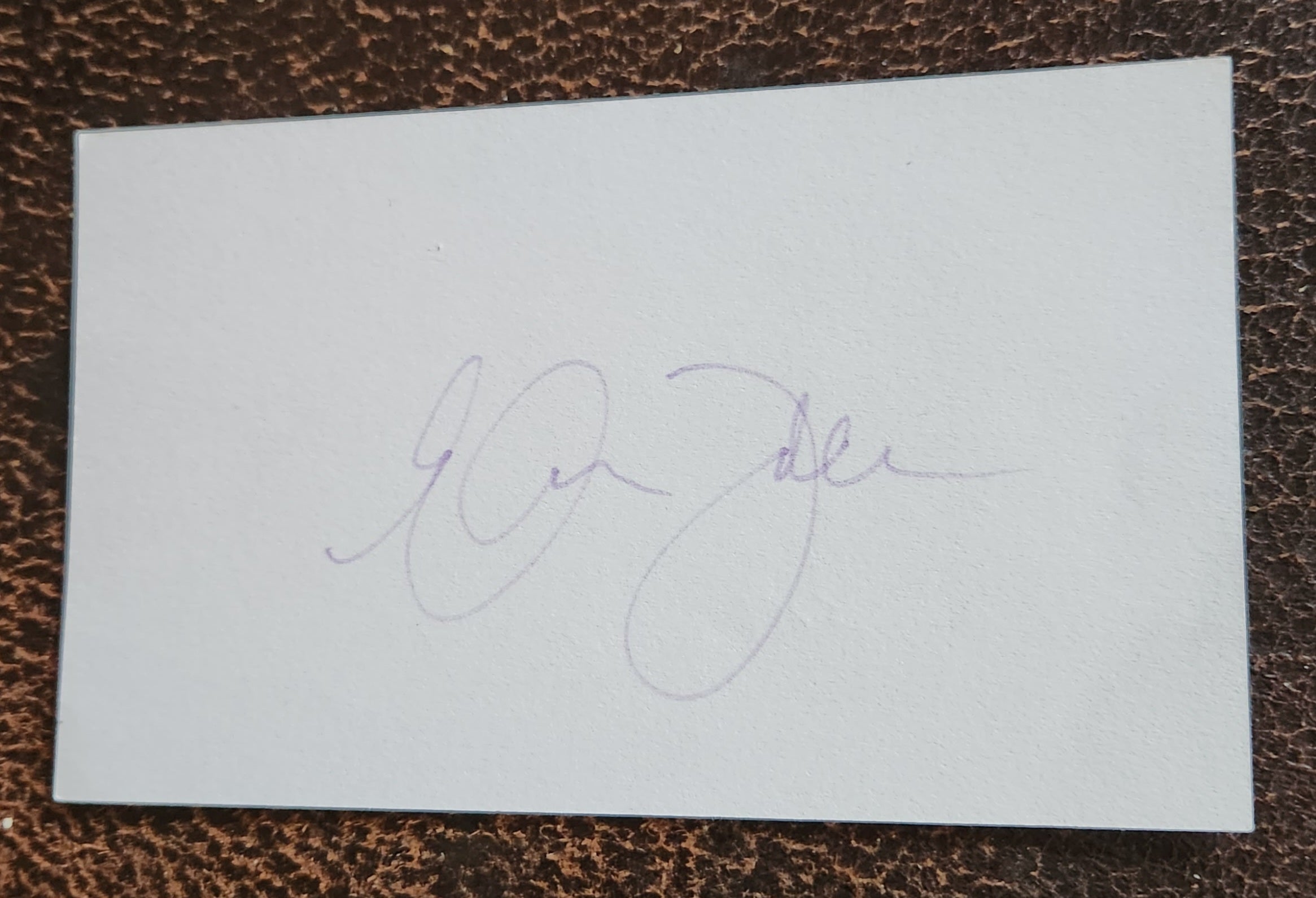 MONTY PYTHON AND THE RUTLES MEMBER ERIC IDLE HAND SIGNED CARD