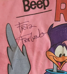 CARTOON LEGEND FRIZ FRELENG HAND SIGNED VINTAGE LOONEY TUNES COMIC BOOK D.1995