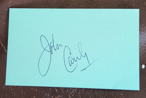 LEGENDARY FUNNY MAN JOHN CANDY HAND SIGNED CARD D.1994