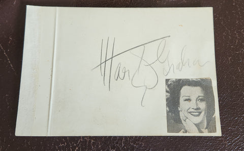 THE INFORMER ACTRESS MARGOT GRAHAME HAND SIGNED PAGE D.1982