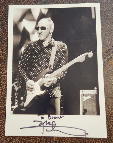 THE WHO FOUNDER GUITARIST PETE TOWNSEND HAN SIFNWD 5X8" PHOTO8